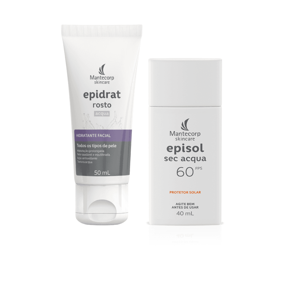 Kit Epidrat Rosto Acqua + Episol Sec Acqua Sem Cor FPS60